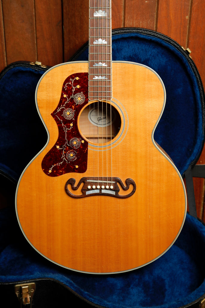 Gibson SJ-200 Standard Left Handed Natural Acoustic-Electric Guitar 2013 Pre-Owned