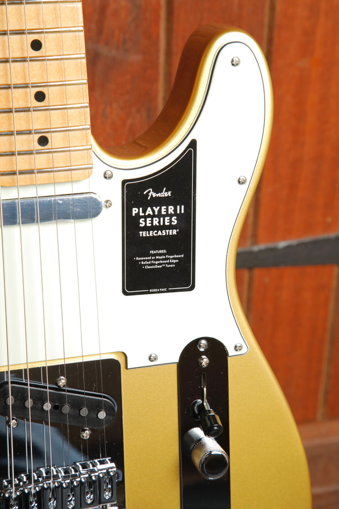 Fender 75th Anniversary Player II Telecaster Aztec Gold Electric Guitar