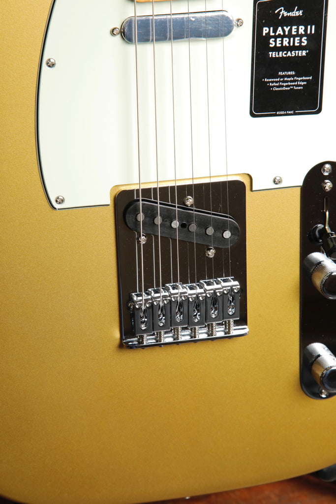 Fender 75th Anniversary Player II Telecaster Aztec Gold Electric Guitar