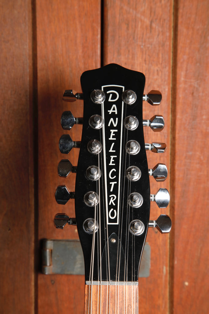 Danelectro Semi-Hollow Sunburst 12-String Guitar Pre-Owned