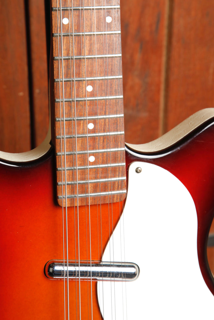 Danelectro Semi-Hollow Sunburst 12-String Guitar Pre-Owned