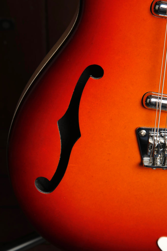 Danelectro Semi-Hollow Sunburst 12-String Guitar Pre-Owned