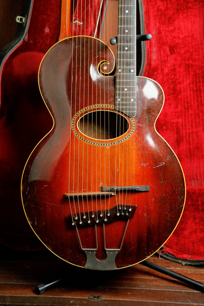 Gibson 1919 Harp Guitar "U" Style Acoustic Instrument Pre-Owned
