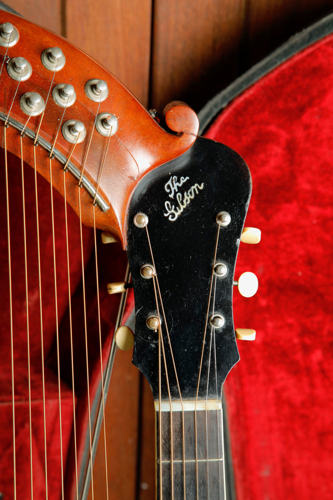 Gibson 1919 Harp Guitar "U" Style Acoustic Instrument Pre-Owned
