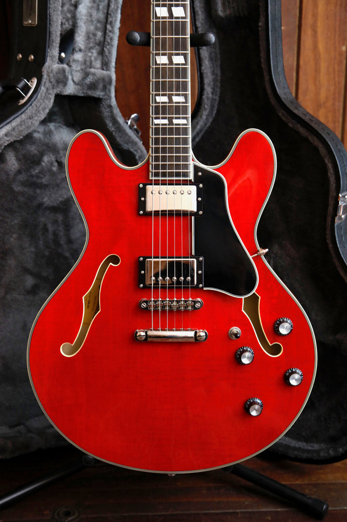 Eastman T486-RD Semi-Hollow Electric Guitar Red Pre-Owned