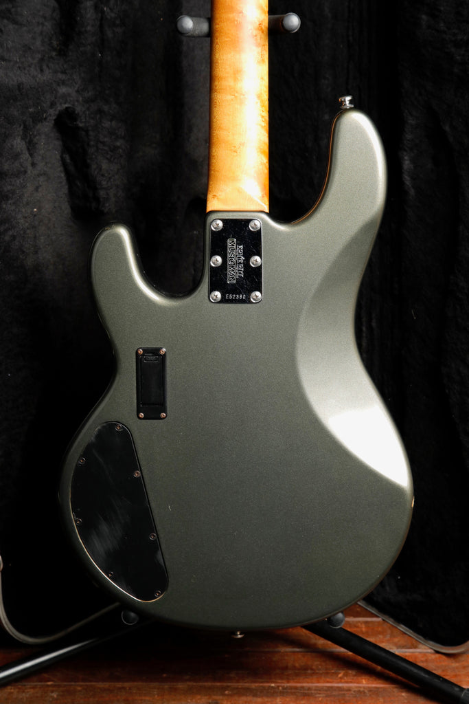 Ernie Ball Music Man StingRay 4 HH Graphite Pearl Bass Guitar 2006 Pre-Owned