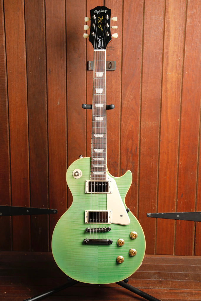 Epiphone Les Paul Standard 50s Figured Seafoam Green Electric Guitar