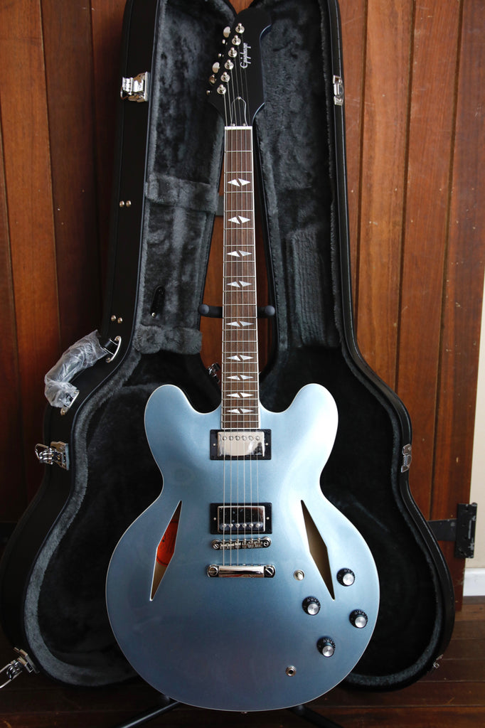 Epiphone Dave Grohl DG-335 Pelham Blue Semi-Hollow Electric Guitar