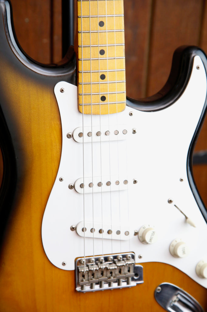 Fender Japan ST-57 Stratocaster 2-Tone Sunburst Electric Guitar Pre-Owned