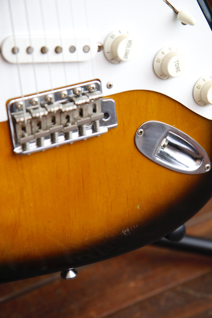 Fender Japan ST-57 Stratocaster 2-Tone Sunburst Electric Guitar Pre-Owned