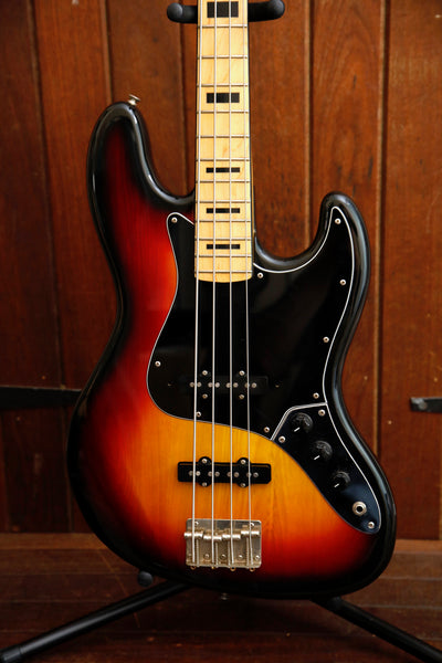 Greco JB-500 Spacy Sound Bass Guitar Sunburst 1980 Pre-Owned