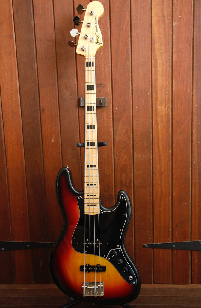 Greco JB-500 Spacy Sound Bass Guitar Sunburst 1980 Pre-Owned