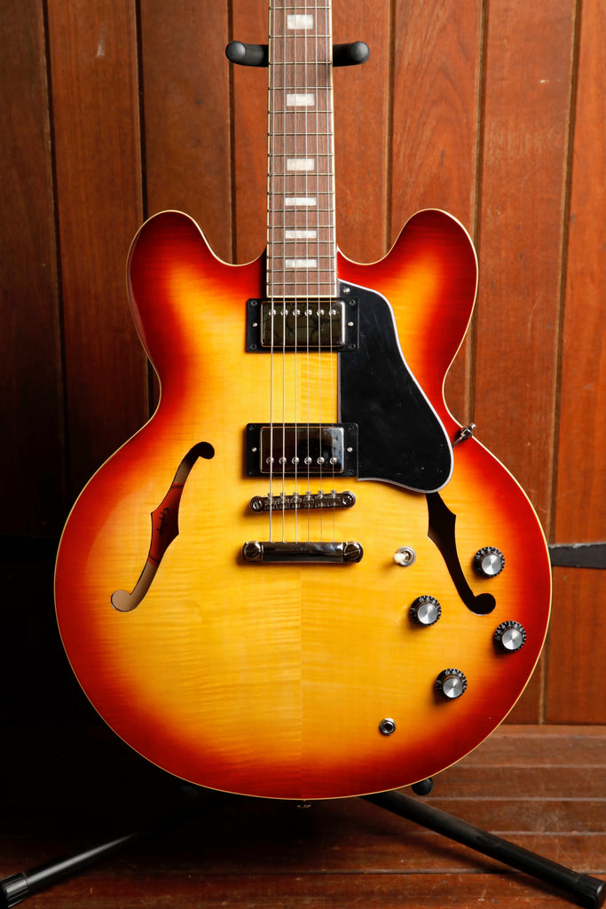 Epiphone ES-335 Figured Raspberry Tea Burst Semi-Hollow Electric Guitar
