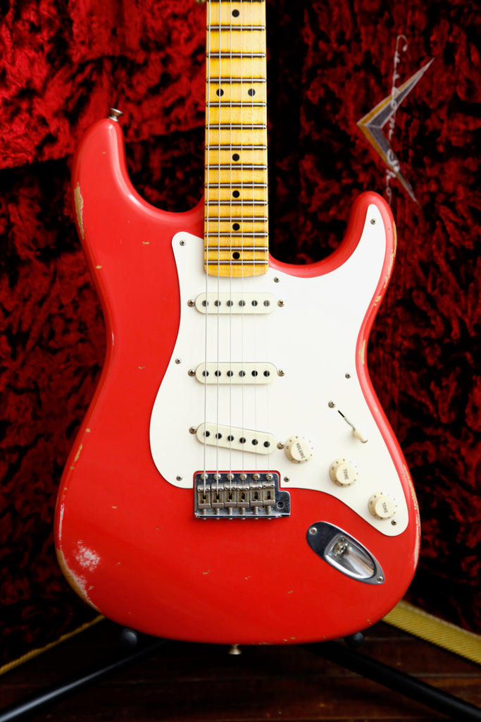 Fender Custom Shop LTD Fat 50's Stratocaster Relic Fiesta Red Electric Guitar 2018 Pre-Owned