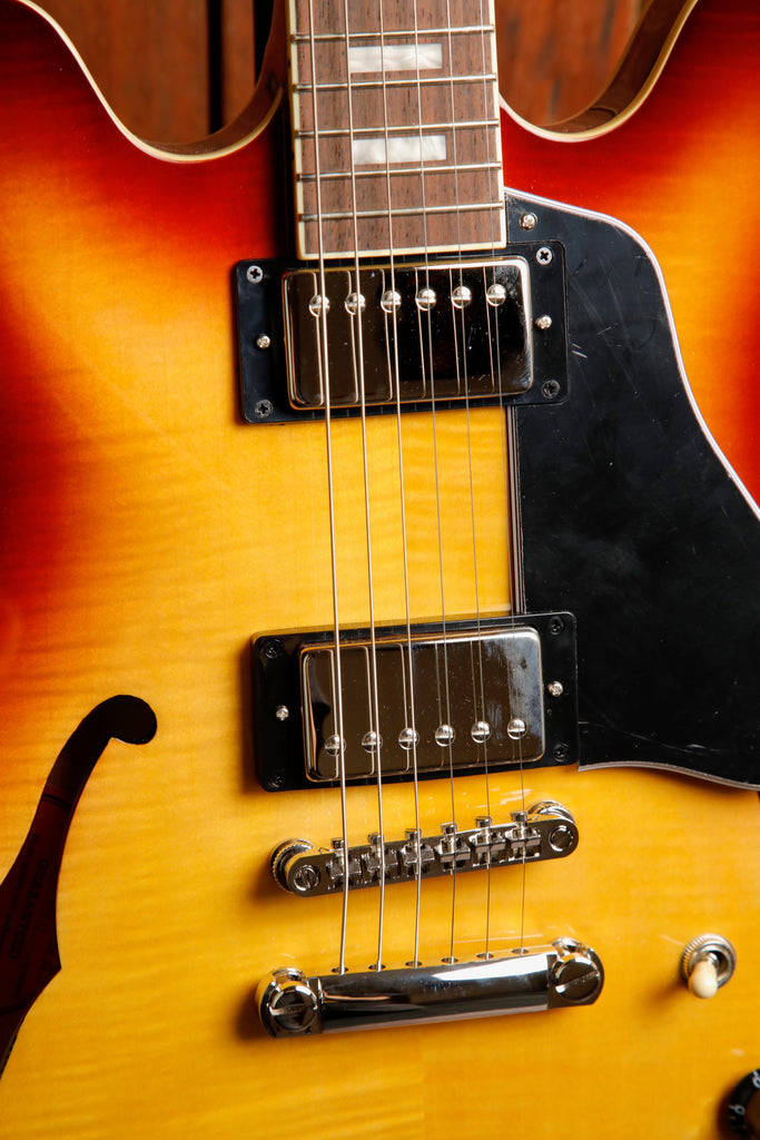 Epiphone ES-335 Figured Raspberry Tea Burst Semi-Hollow Electric Guitar