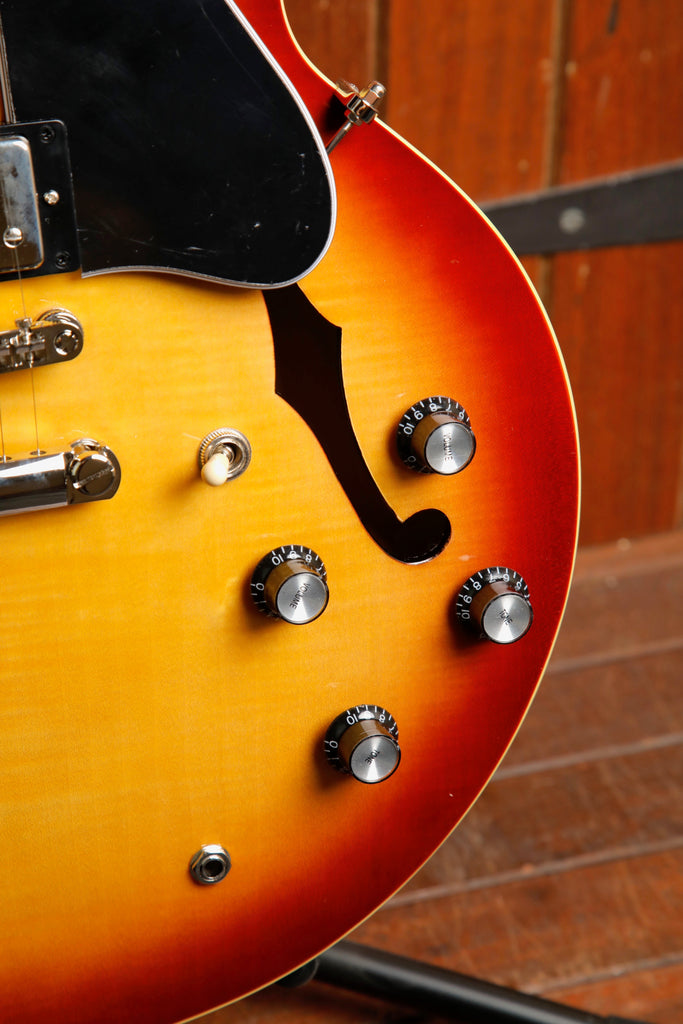 Epiphone ES-335 Figured Raspberry Tea Burst Semi-Hollow Electric Guitar
