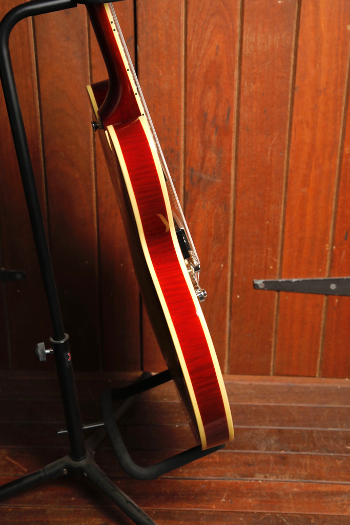 Epiphone ES-335 Figured Raspberry Tea Burst Semi-Hollow Electric Guitar