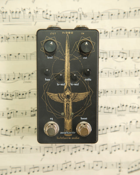 Lichtlaerm Audio Aesahaettr Modern Metal Boost Pedal Pre-Owned