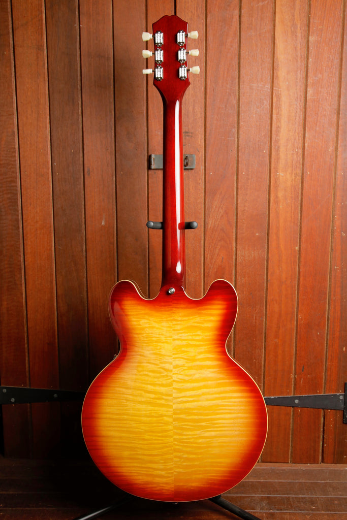 Epiphone ES-335 Figured Raspberry Tea Burst Semi-Hollow Electric Guitar