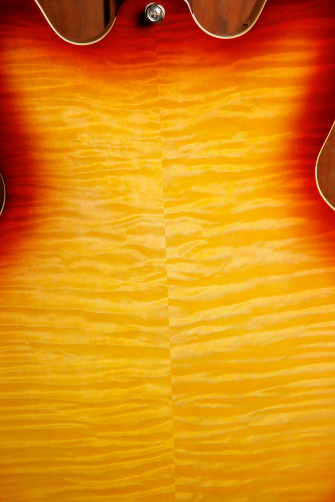 Epiphone ES-335 Figured Raspberry Tea Burst Semi-Hollow Electric Guitar