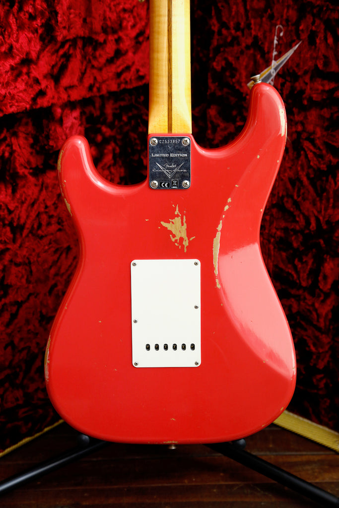 Fender Custom Shop LTD Fat 50's Stratocaster Relic Fiesta Red Electric Guitar 2018 Pre-Owned