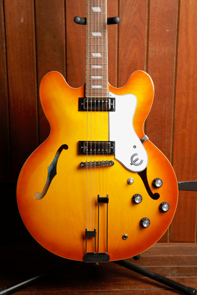 Epiphone Riviera Frequensator Royal Tan Semi-Hollow Electric Guitar