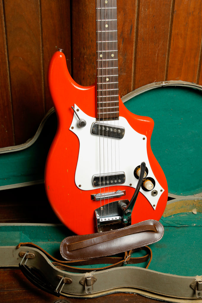 Maton Flamingo 555 Flamingo Red Electric Guitar Vintage 1963 Pre-Owned