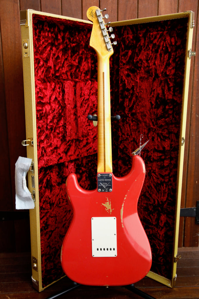 Fender Custom Shop LTD Fat 50's Stratocaster Relic Fiesta Red Electric Guitar 2018 Pre-Owned