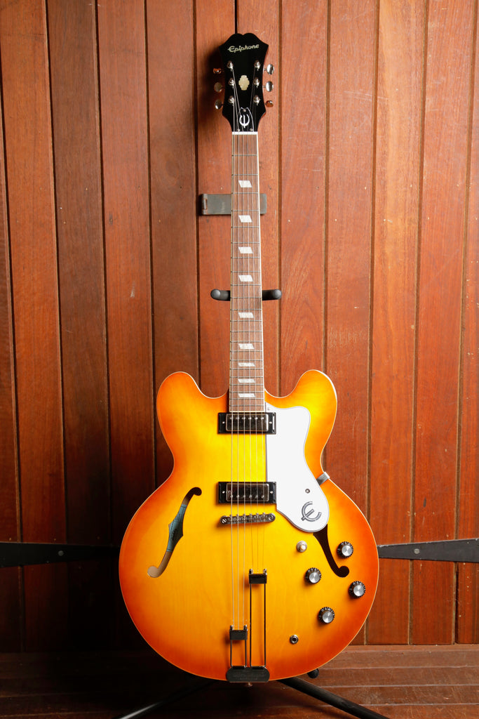Epiphone Riviera Frequensator Royal Tan Semi-Hollow Electric Guitar
