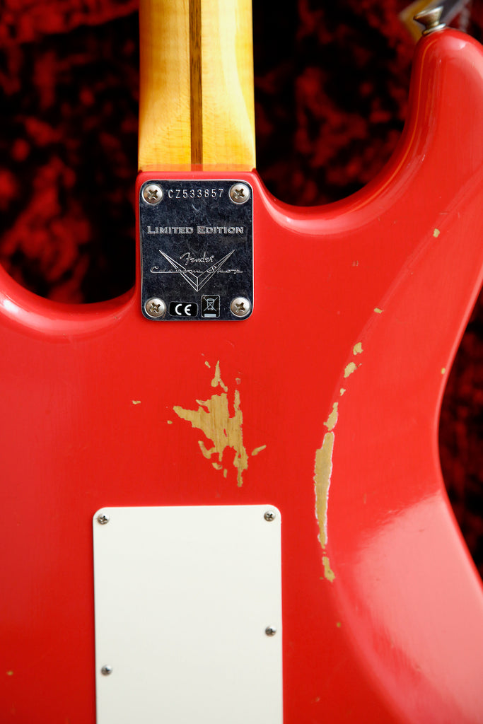 Fender Custom Shop LTD Fat 50's Stratocaster Relic Fiesta Red Electric Guitar 2018 Pre-Owned