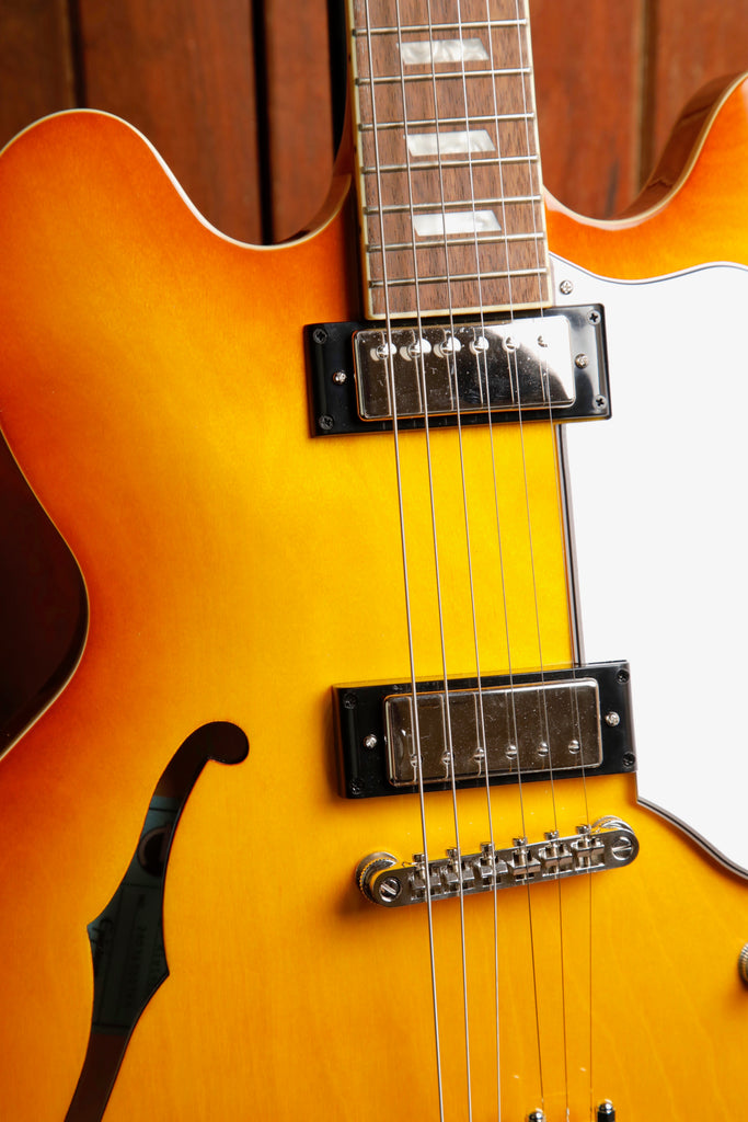 Epiphone Riviera Frequensator Royal Tan Semi-Hollow Electric Guitar