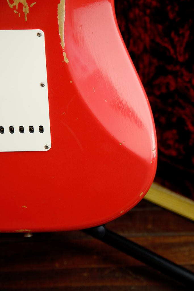 Fender Custom Shop LTD Fat 50's Stratocaster Relic Fiesta Red Electric Guitar 2018 Pre-Owned