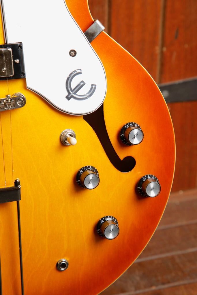 Epiphone Riviera Frequensator Royal Tan Semi-Hollow Electric Guitar