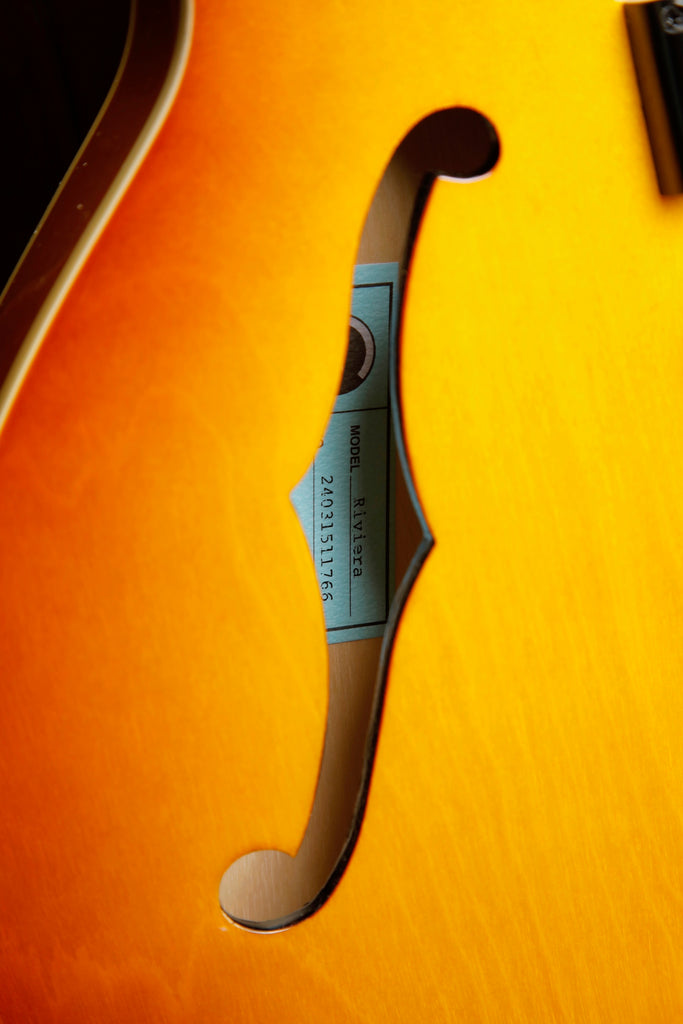 Epiphone Riviera Frequensator Royal Tan Semi-Hollow Electric Guitar