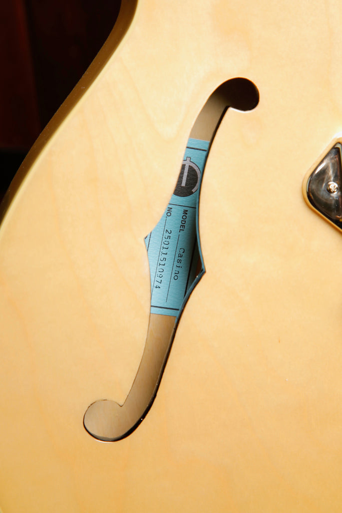 Epiphone Casino Hollowbody Natural Electric Guitar