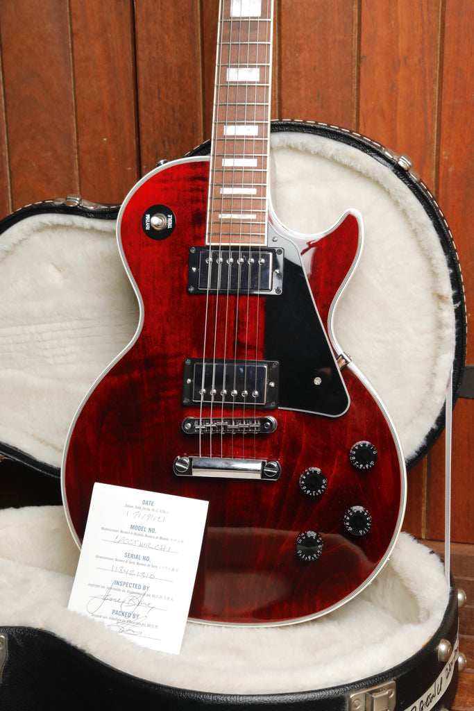 Gibson Les Paul Classic Custom Wine Red Electric Guitar 2012 Pre-Owned