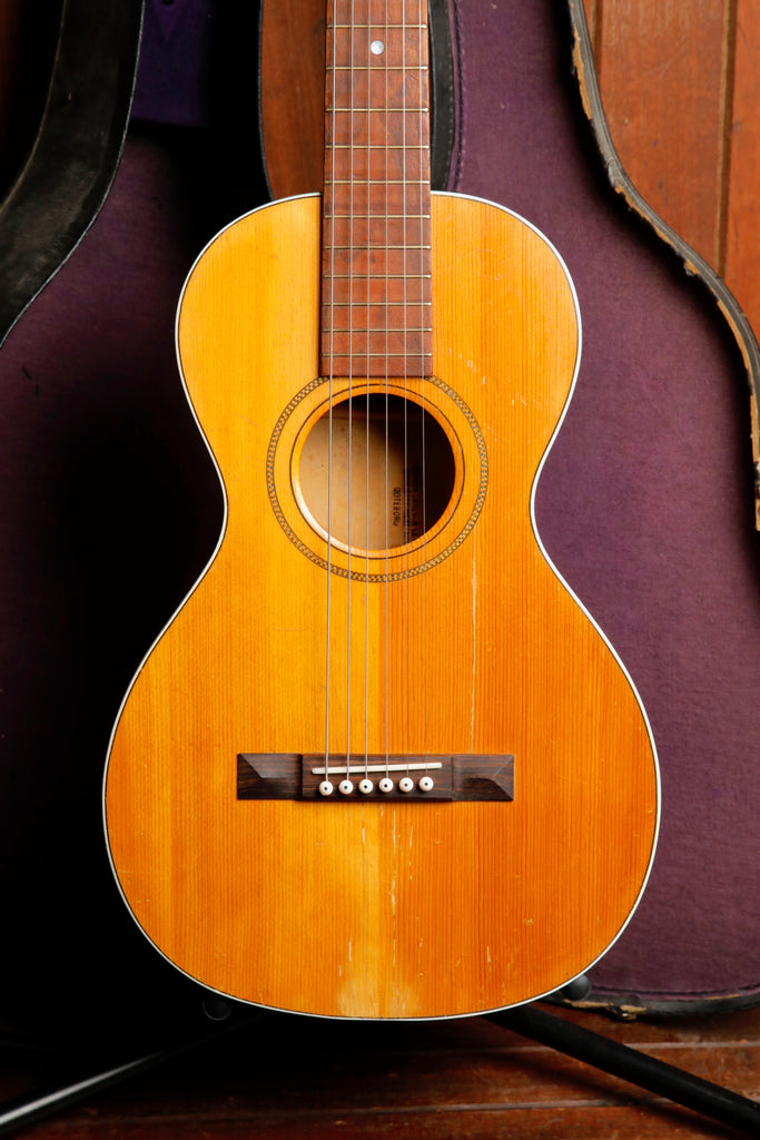 Herman Carlson Levin Parlor Acoustic Guitar 1930s Pre-Owned
