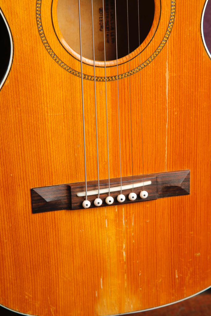 Herman Carlson Levin Parlor Acoustic Guitar 1930s Pre-Owned