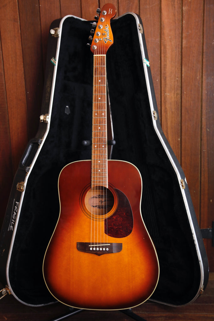 Fender Malibu 1991 Dreadnought Sunburst Acoustic Guitar Pre-Owned