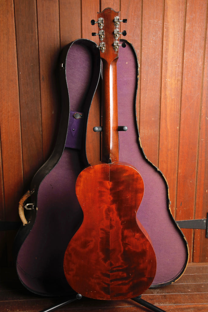 Herman Carlson Levin Parlor Acoustic Guitar 1930s Pre-Owned
