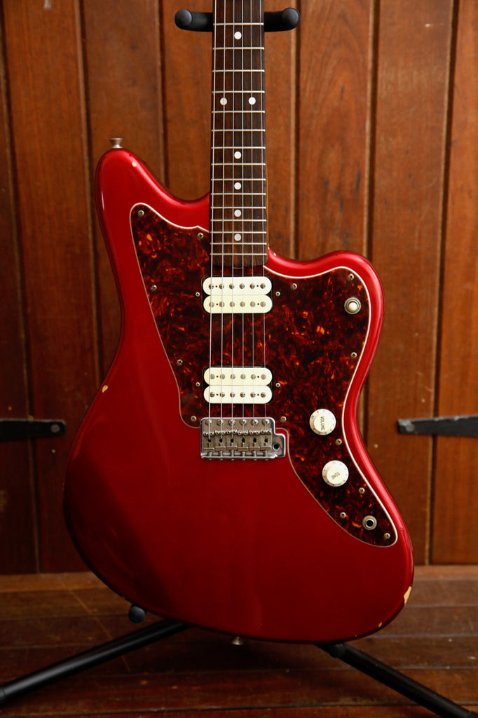 Squier Vista Jagmaster Candy Apple Red Electric Guitar Made In Japan 1998 Pre-Owned