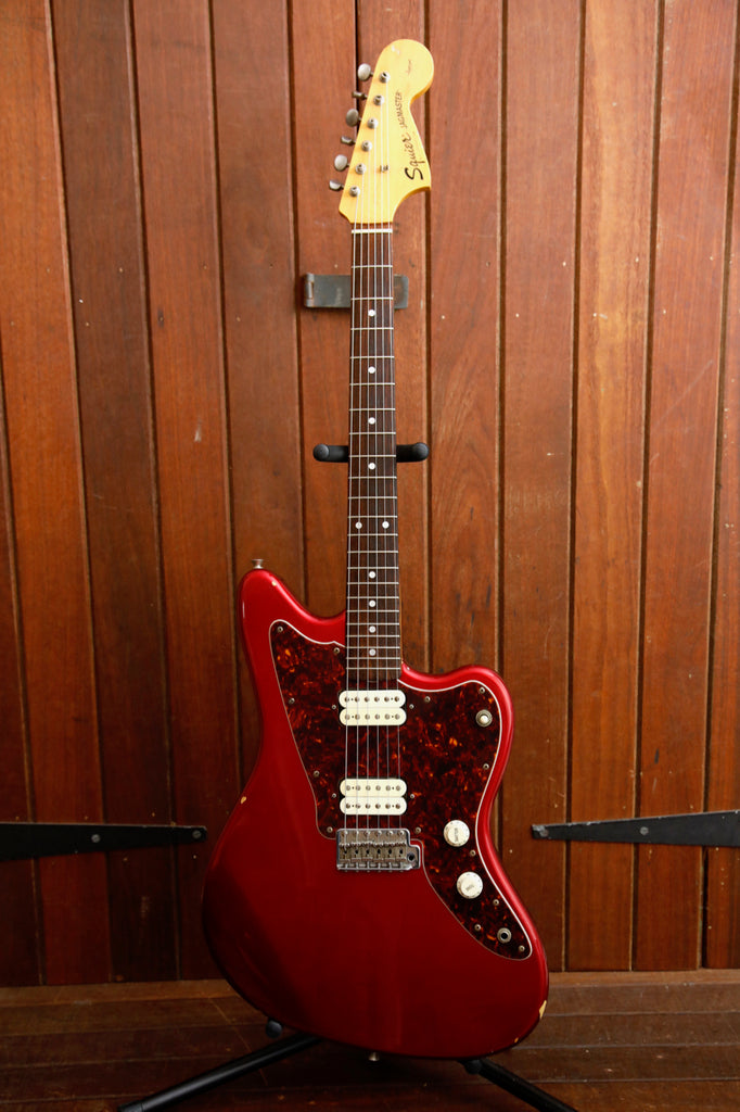 Squier Vista Jagmaster Candy Apple Red Electric Guitar Made In Japan 1998 Pre-Owned