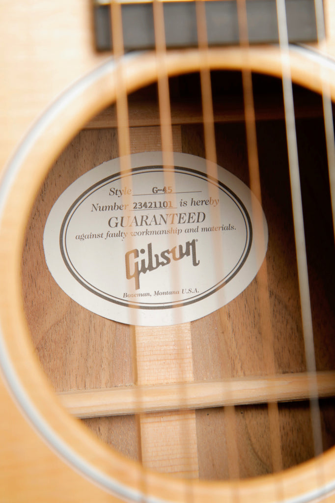 Gibson Generation Collection G-45 Acoustic Guitar Natural Pre-Owned