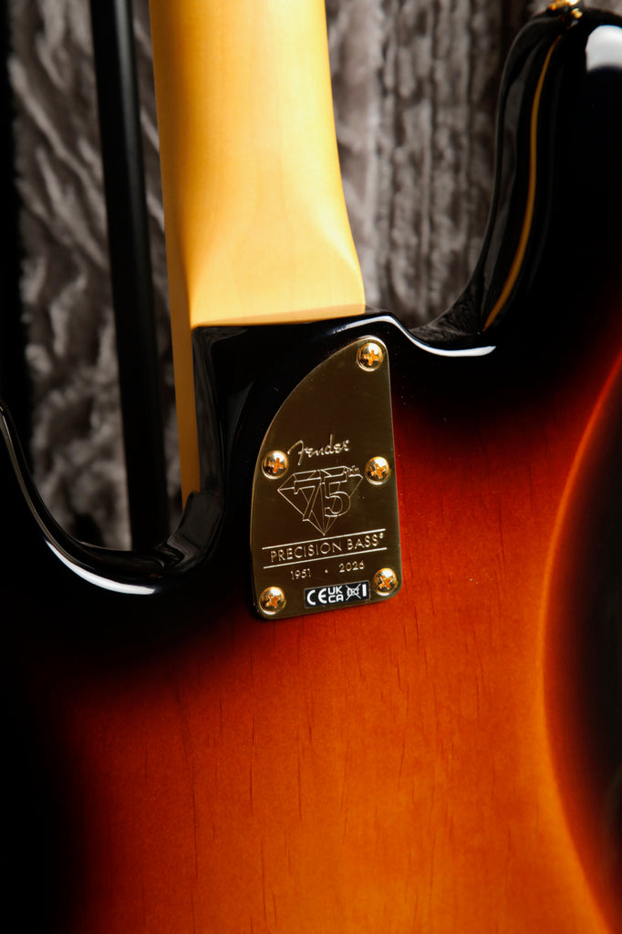 Fender 75th Anniversary American Professional PJ Bass 2-Colour Sunburst