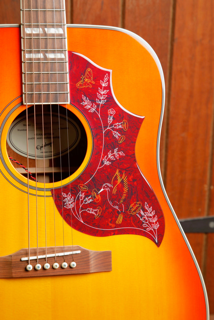 Epiphone Hummingbird Studio Faded Cherry Burst Acoustic-Electric Guitar