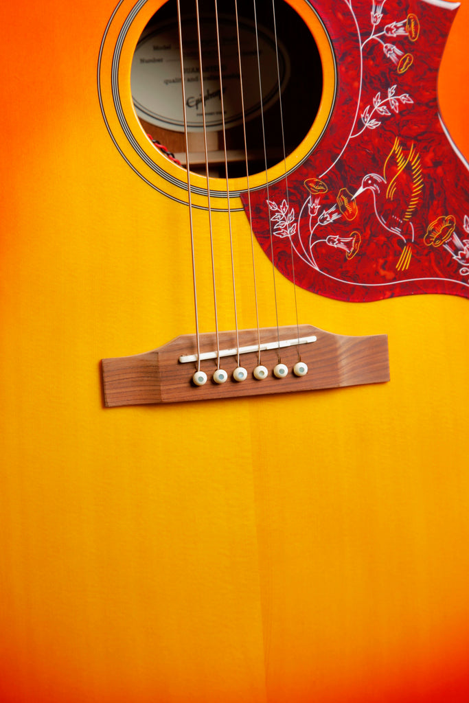 Epiphone Hummingbird Studio Faded Cherry Burst Acoustic-Electric Guitar