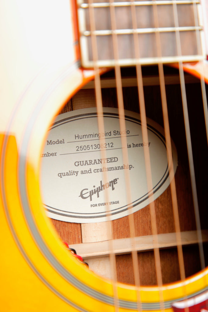 Epiphone Hummingbird Studio Faded Cherry Burst Acoustic-Electric Guitar