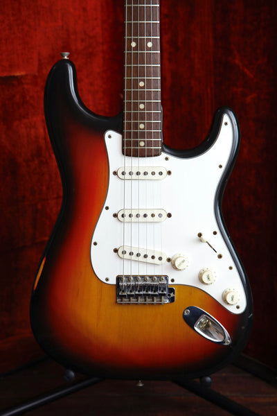 Fender 1973 Stratocaster Sunburst Vintage Electric Guitar Pre-Owned