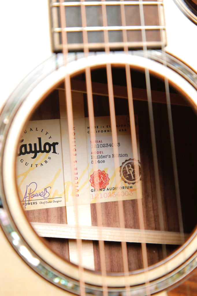 Taylor Builder's Edition 814ce Acoustic-Electric Guitar