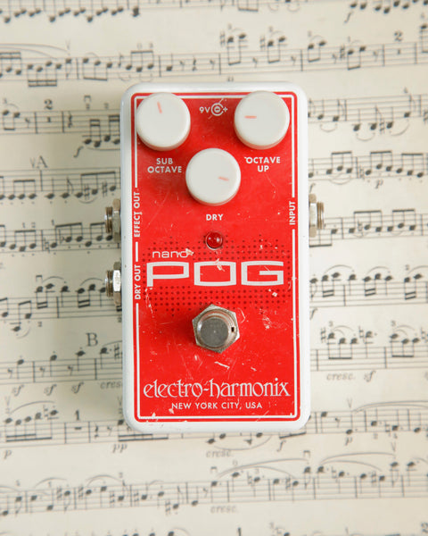 Electro-Harmonix Nano POG Octave Pedal Pre-Owned